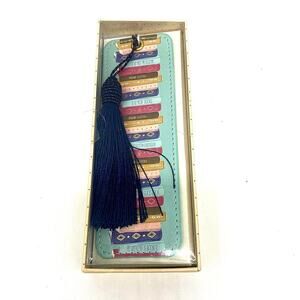 Lady Jayne Blue Faux Leather Fashion Bookmark w/Tassel Read More Book